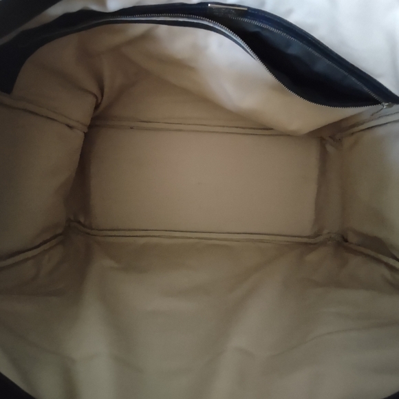 Vintage Bottega Veneta Weekend Bag large tote Travel Bag Black Leather - Picture 8 of 14